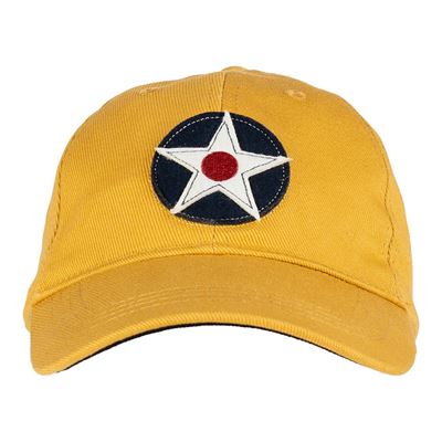 Czapka z daszkiem USAAC YELLOW