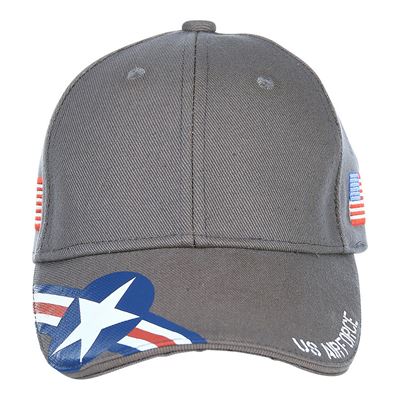 Czapka baseballowa US AIR FORCE SZARA FOSTEX 215083GRY 5