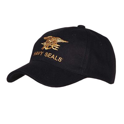 Czapka baseballowa NAVY SEALS CZARNA