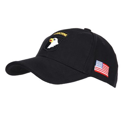 Czapka z daszkiem 101st AIRBORNE BLACK
