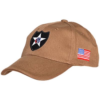 Czapka z daszkiem 2nd INFANTRY DIVISION KHAKI