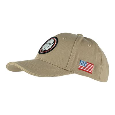 Czapka baseballowa 502nd PIR KHAKI