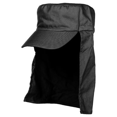 Czapka LEGION z ochroną karku BLACK
