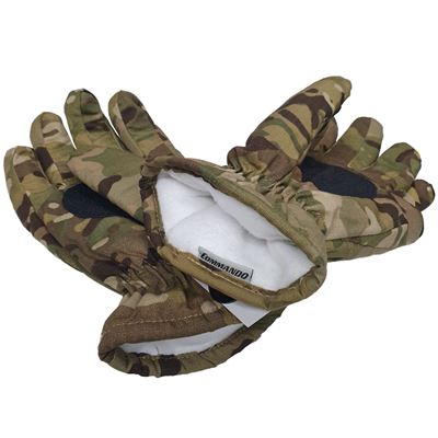 Zimowe rękawice ocieplane TacOp camo
