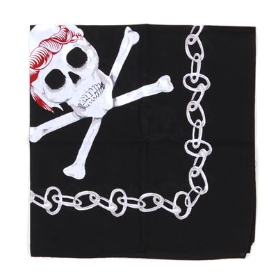 Szalik LEBKY i bawełna RETAIL BLACK