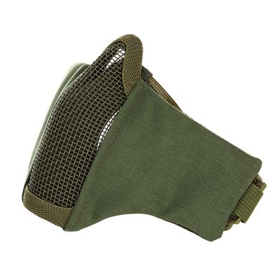 Wyściełana maska AIRSOFT z kratką GREEN