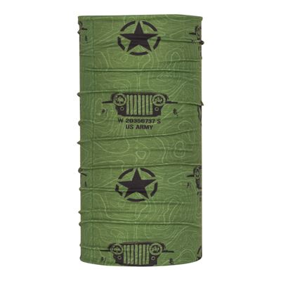 Szalik wielofunkcyjny US ARMY WILLYS Coolmax GREEN