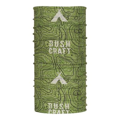 Wielofunkcyjny szalik BUSHCRAFT Coolmax GREEN