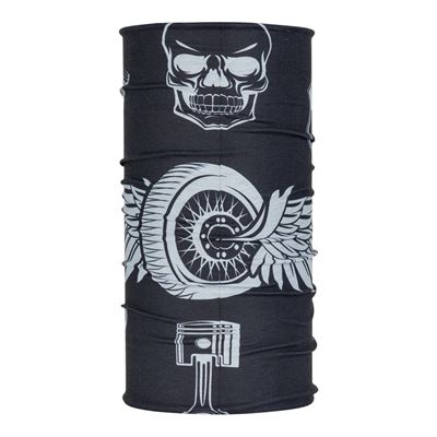 Szalik wielofunkcyjny BIKER Coolmax CZARNY