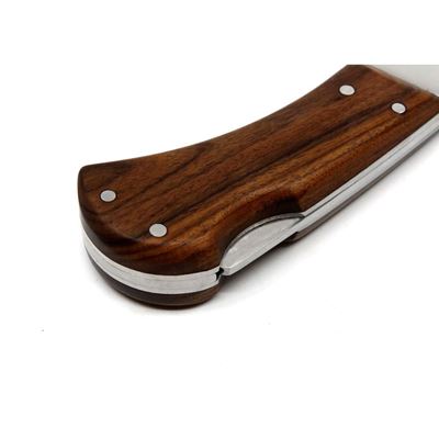 Nóż zamykający SAVAGE NEREZ z bezpiecznym uchwytem WOOD