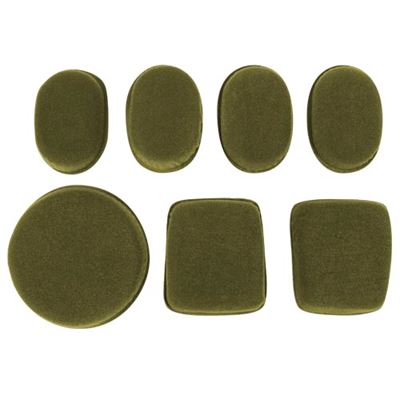 Nakładki na kask 7 sztuk ZIELONE