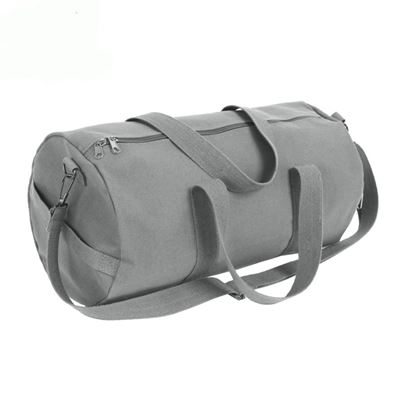 Torba na ramię VÁLEC 48 x 23 cm bawełniana SZARA