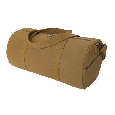 Torba na ramię VÁLEC 48 x 23 cm bawełniana COYOTE