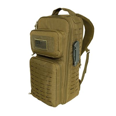 Plecak TACTICAL SINGLE SLING Laser MOLLE COYOTE