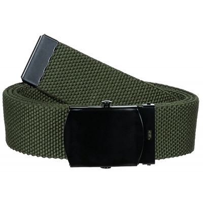Pasek z metalową klamrą 30 mm ZIELONY