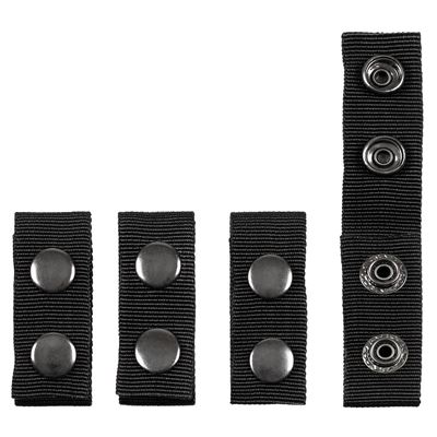 Szlufka do paska Nylon 4 szt. CZARNA