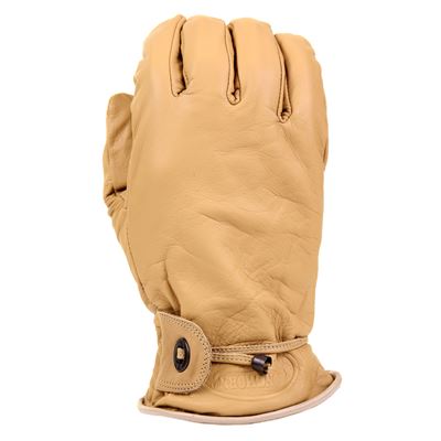 Rękawice skórzane RODEO LONGHORN LIGHT BROWN
