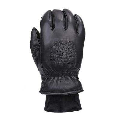 Rękawice zimowe OUTDOOR skórzane BLACK