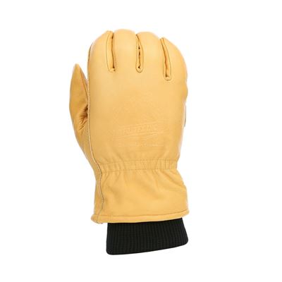 Rękawice zimowe OUTDOOR skórzane ŻÓŁTE