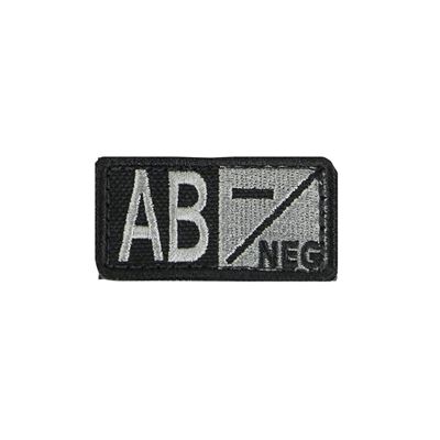 Plaster grupy krwi AB NEG VELCRO FOLIAGE