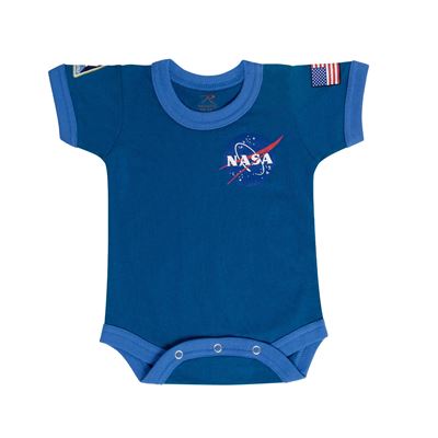 Dziecięce body NASA BLUE