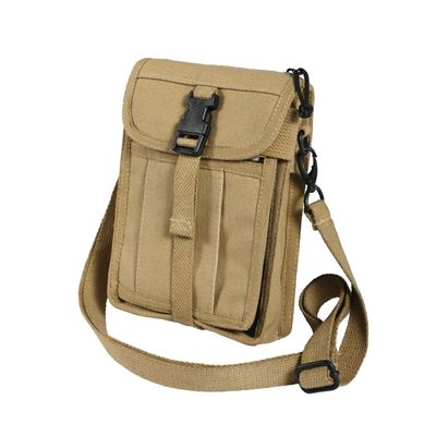 Torba VENTURER na ramię, płócienna KHAKI