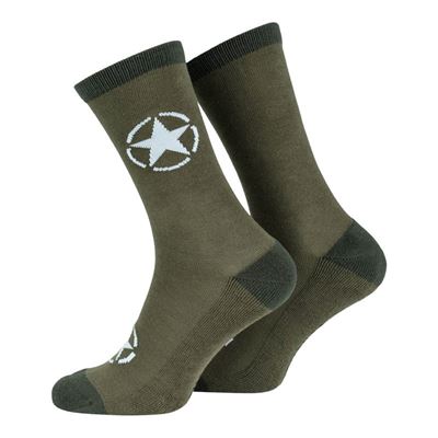 Skarpety US Army WWII ZIELONE
