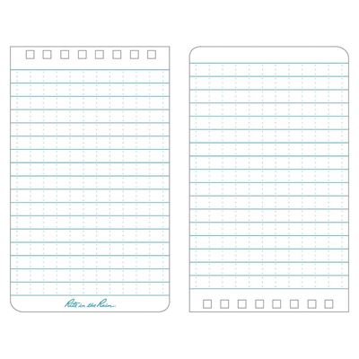 Blok wodoodporny TOP-SPIRAL 3x5" notes mały NIEBIESKI