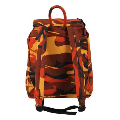 Plecak jednodniowy z kieszenią Savage ORANGE CAMO
