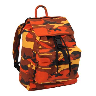 Plecak jednodniowy z kieszenią Savage ORANGE CAMO
