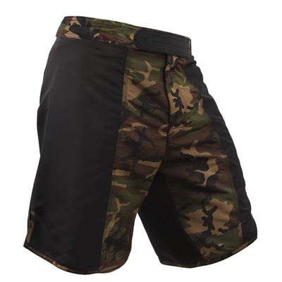 Spodenki MMA FIGHT rip-stop WOODLAND/BLACK