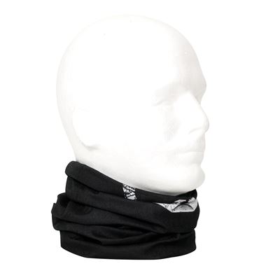 Wielofunkcyjny szalik HEADGEAR z czaszką BLACK