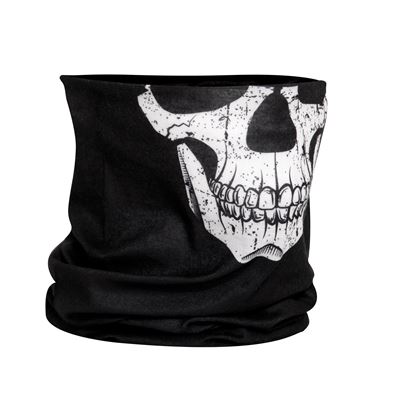 Wielofunkcyjny szalik HEADGEAR z czaszką BLACK