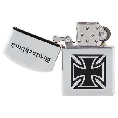 Zapalniczka benzynowa z logo krzyża CHROM
