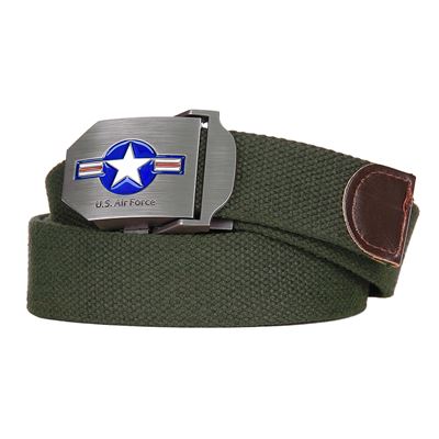 Płócienny pas USAF WWII ZIELONY