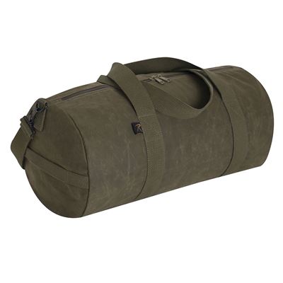 Torba WAXED DUFFLE BAG na ramię ZIELONA