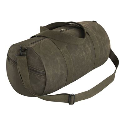 Torba WAXED DUFFLE BAG na ramię ZIELONA