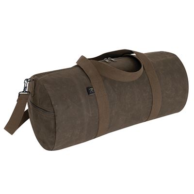 Torba WAXED DUFFLE BAG na ramię 24" BRĄZOWA