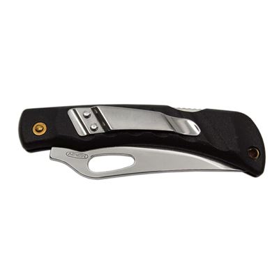 Nóż NH-1/B S SPORTS-CROCHET KNIFE zamykany z bezpiecznym ostrzem NEREZ ostrze PLAST BLACK