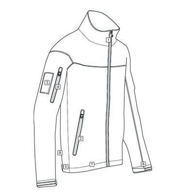 Kurtka TACTICAL SOFTSHELL 24-7 CZARNA