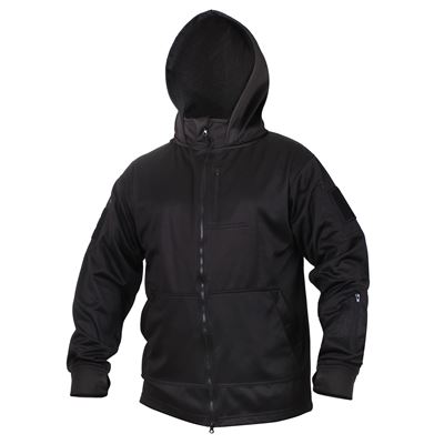 Kurtka TACTICAL z kapturem CZARNA