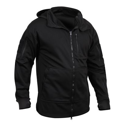 Kurtka TACTICAL z kapturem CZARNA