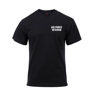 Koszulka AIR FORCE VETERAN z krótkim rękawem BLACK