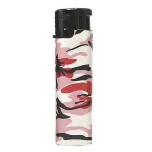 Zapalniczka strumieniowa owalna PINK CAMO
