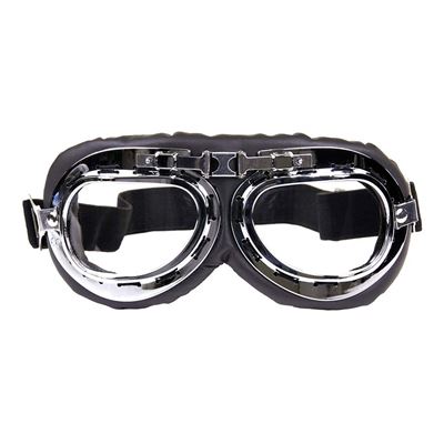 Gogle typu RAF aviation CHROM