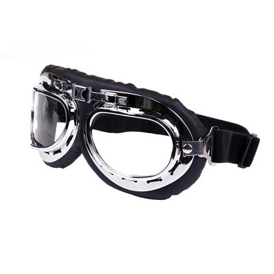 Gogle typu RAF aviation CHROM