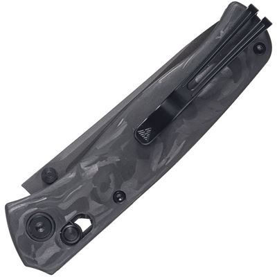 Nóż składany SHRED ostrze gładkie CZARNY