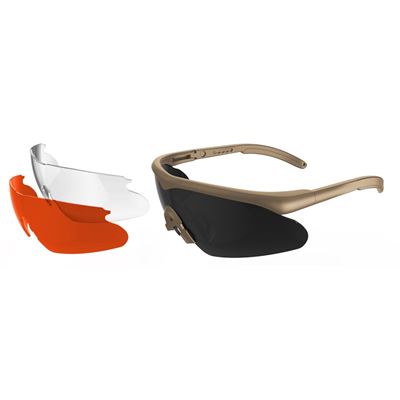 Gogle RAPTOR PRO zestaw 3 okularów COYOTE