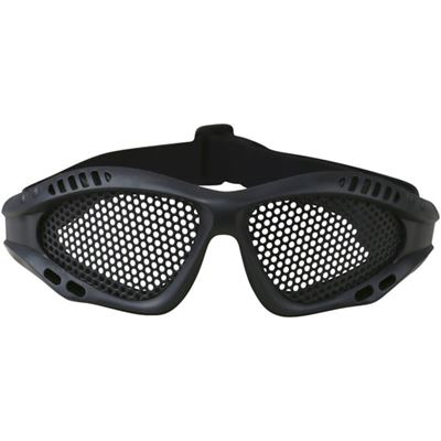 Okulary z metalowym grillem BLACK