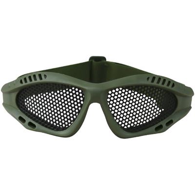 Okulary z metalowym grillem GREEN